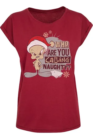 LOONEY TUNES T-Shirt di - Who Are You Calling Naughty? - M - Donna