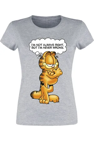 Garfield T-Shirt di - I´m Not Always Right, But I´m Never Wrong - L a XXL - Donna