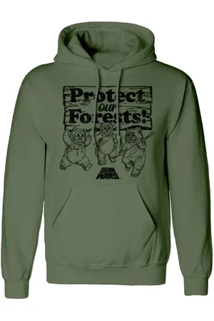 STAR WARS Felpa con cappuccio Disney di - Protect Our Forests - S a M - Uomo