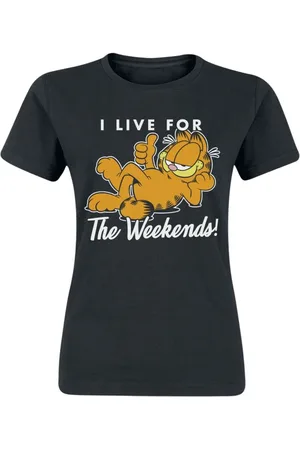 Garfield T-Shirt di - Live for the Weekend - S a XXL - Donna