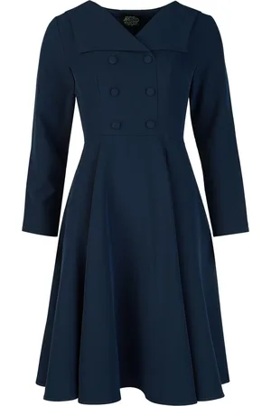 H&R London Abito media lunghezza Rockabilly di - Maria Swing Dress - XS a 3XL - Donna