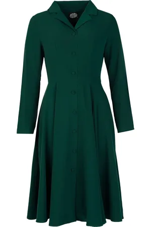 H&R London Abito media lunghezza Rockabilly di - Maria Swing Dress - XS a L - Donna