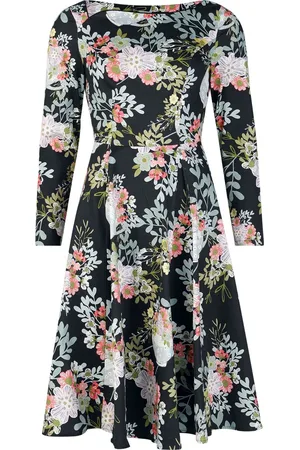H&R London Abito media lunghezza Rockabilly di - Elouise Swing Dress - XS a XL - Donna