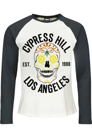 Cypress Hill Maglia Maniche Lunghe di - Amplified Collection - Floral Skull - S a 3XL - Uomo