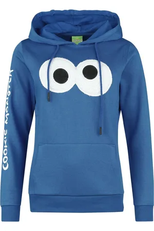 Sesamstraat Felpa con cappuccio di - Cookie Monster - S a M - Donna