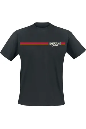 STAR WARS T-Shirt Disney di - Skeleton Crew - Retro Stripes - print on front and back - L a XXL - Uomo