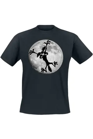LOONEY TUNES T-Shirt di - Coyote - Moon Jump - S a 3XL - Uomo