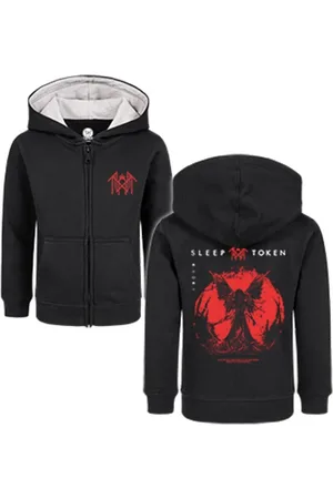 Sleep Token Giacche con cappuccio bambini di - Metal Kids - Red Reaper Angel - 92 a 152 - Ragazzi & Ragazze