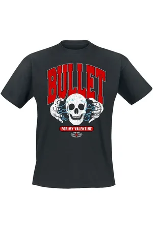 Bullet For My Valentine T-Shirt di - Electric Varsity Skull - S a 4XL - Uomo