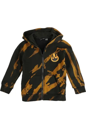 Pokemon Giacche con cappuccio bambini Gaming di - Glurak - Fire Type - 122/128 a 170/176 - Ragazzi