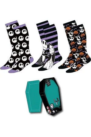 The Nightmare Before Christmas Calzini Disney di - Jack - Sally - Skull - one size - Unisex