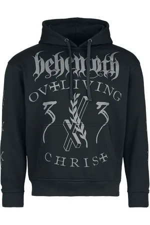 Behemoth Felpa con cappuccio di - Living Christ Silver - S a XXL - Uomo
