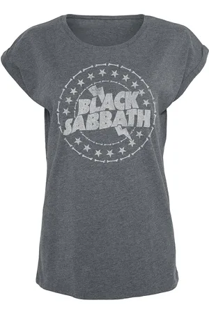 Black Sabbath T-Shirt di - Classic Lightning Logo - S a XL - Donna