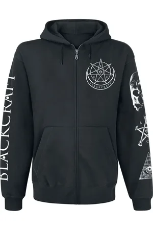 Blackcraft Cult Felpa jogging Gothic di - Evil Eye Bonfire FB Zip Hoodie - M a 5XL - Uomo