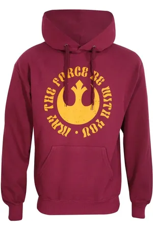 STAR WARS Felpa con cappuccio Disney di - May the Force Be With You - S a XXL - Uomo