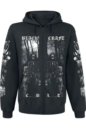 Blackcraft Cult Felpa jogging Gothic di - Nightcrawler Zip Hoodie - M a XXL - Uomo