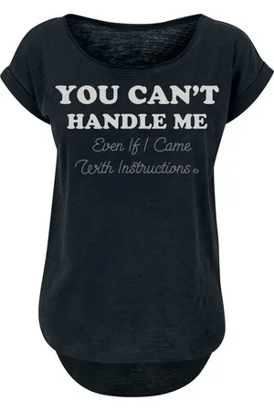 Goodie Two Sleeves T-Shirt Magliette Divertenti di - You can´t handle me - S a XXL - Donna