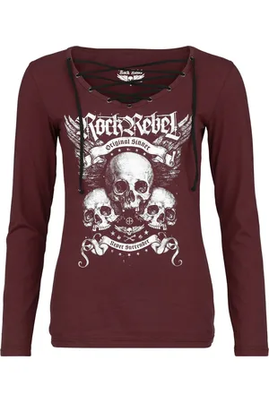 Rock Rebel Maglia Maniche Lunghe di - Stay Awake - S a XXL - Donna