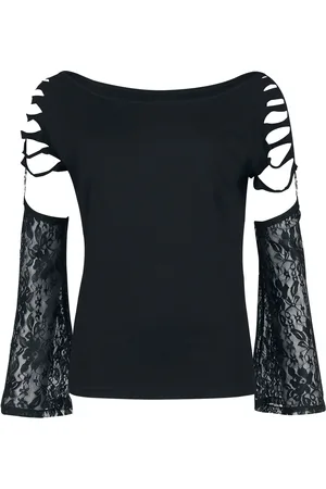 Gothicana Maglia Maniche Lunghe Gothic di - Days Without - S a XXL - Donna