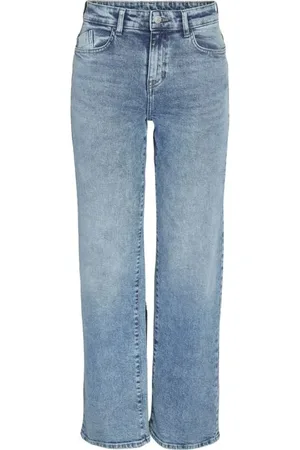 Noisy May Jeans di - NMYOLANDA NW WIDE JEANS AZ236LB NOOS - W25L30 a W31L32 - Donna