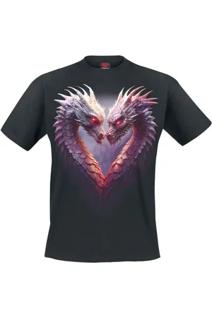 Spiral T-Shirt di - Heart Of Dragons - S a 4XL - Uomo
