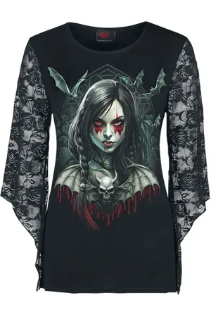 Spiral Maglia Maniche Lunghe Gothic di - Hallow