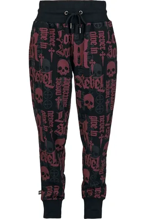 Rock Rebel Pantaloni tuta di - Pantaloni con stampa Rock Rebel - S a XXL - Donna
