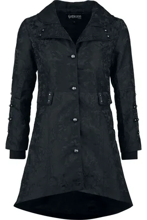 Gothicana Cappotti Gothic di - Coat with Corset on the Back - S a XXL - Donna