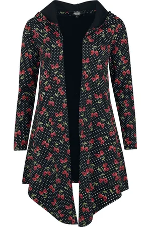 Rock Rebel Cardigan di - Cardigan with Skull Cherries Alloverprint - S a L - Donna