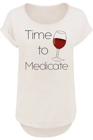 Goodie Two Sleeves T-Shirt Magliette Divertenti di - Time to medicate - S a XXL - Donna