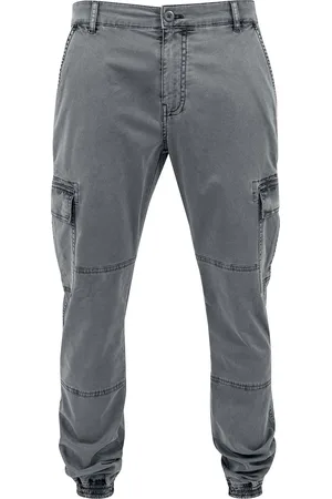 Urban classics Pantaloni modello cargo di - Washed Cargo Twill Jogging Bottoms - W30L32 a W38L32 - Uomo