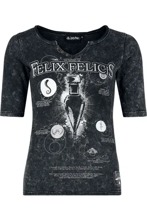 Harry Potter Maglia Maniche Lunghe di - DA Grunge Collection - Felix Felicis - S a XXL - Donna