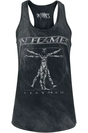 IN FLAMES Top di - Clayman Vitruvian - S a XXL - Donna