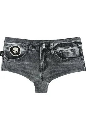 Rock Rebel Slip bikini di - Denim Look Bikini Bottom - S a XXL - Donna