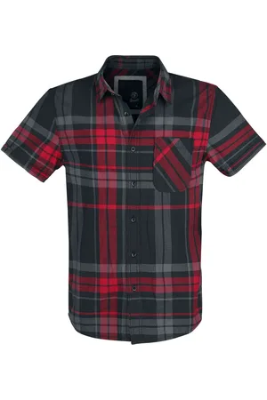Brandit Camicia Maniche Corte di - Mike Checkshirt - S a 5XL - Uomo