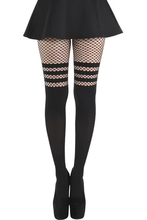 Pamela Mann Collant Gothic di - Fishnet - Standard - Donna