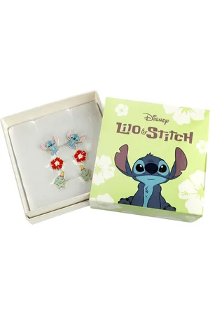 Disney Set di orecchini Disney di - Stitch, Hibiscus & Scrump Ear Stud Set - Donna