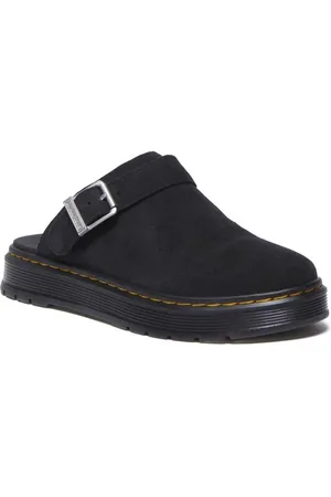 Dr. Martens Infradito di - Brookline Mule Black Bronx Suede - EU36 a EU46 - Unisex