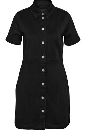 Noisy May Miniabito di - NMNISA S/S SLIM DENIM DRESS VI526BL NOOS - XS a L - Donna