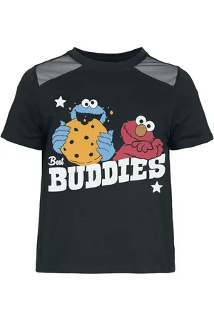 Sesamstraat Maglia Sportiva di - Buddies - Krümelmonster - Elmo - S a XXL - Donna