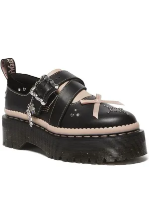 Dr. Martens Creepers di - Kemsley Black+Powder Pink Nappa Lux+Ze You Velvet - EU36 a EU41 - Donna