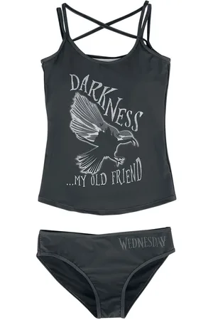 Wednesday Set bikini Gothic di - Darkness... My old friend - S a 3XL - Donna