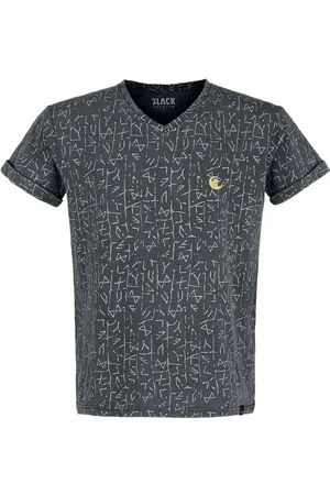 EMP T-Shirt di - T-shirt with Rune Print - S a 5XL - Uomo
