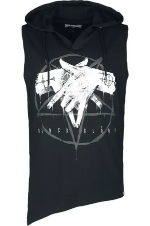 EMP Canotta Gothic di - Printed top with hood and asymmetric hemline - XS a XXL - Uomo