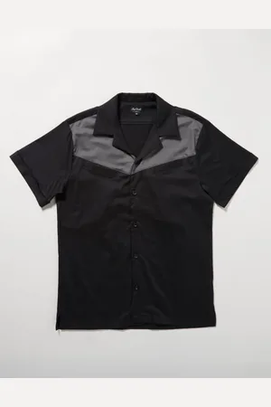 Chet Rock Camicia Maniche Corte Rockabilly di - Direwolf Bowling Shirt - S a XXL - Uomo