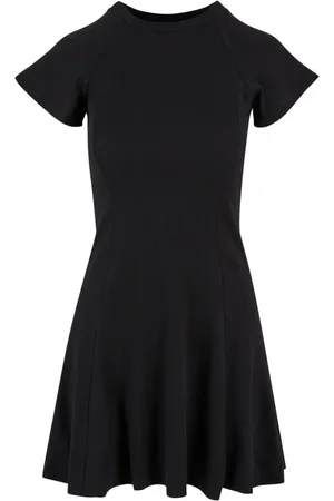 Urban classics Miniabito di - Ladies Ribbed Skater Dress - XS a 4XL - Donna