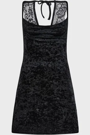 Killstar Miniabito Gothic di - Burnt Obsidian Lounge Dress - S a XL - Donna