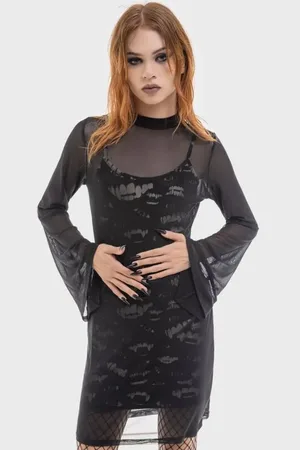 Killstar Miniabito Gothic di - The Lost Boys - Sheer Vamp Dress - XS a 3XL - Donna