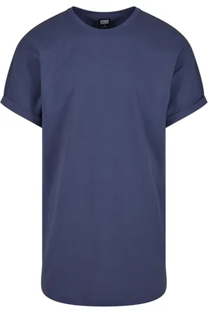 Urban classics T-Shirt di - Long Shaped Turnup Tee - S a 5XL - Uomo
