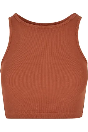 Urban classics Top di - Ladies Cropped Rib Top - XS a XL - Donna